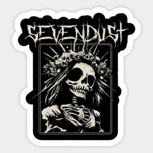 sevendust bride skeleton Sticker